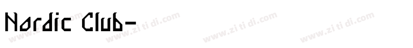 Nordic Club字体转换